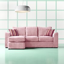 Pink sofa deals corner